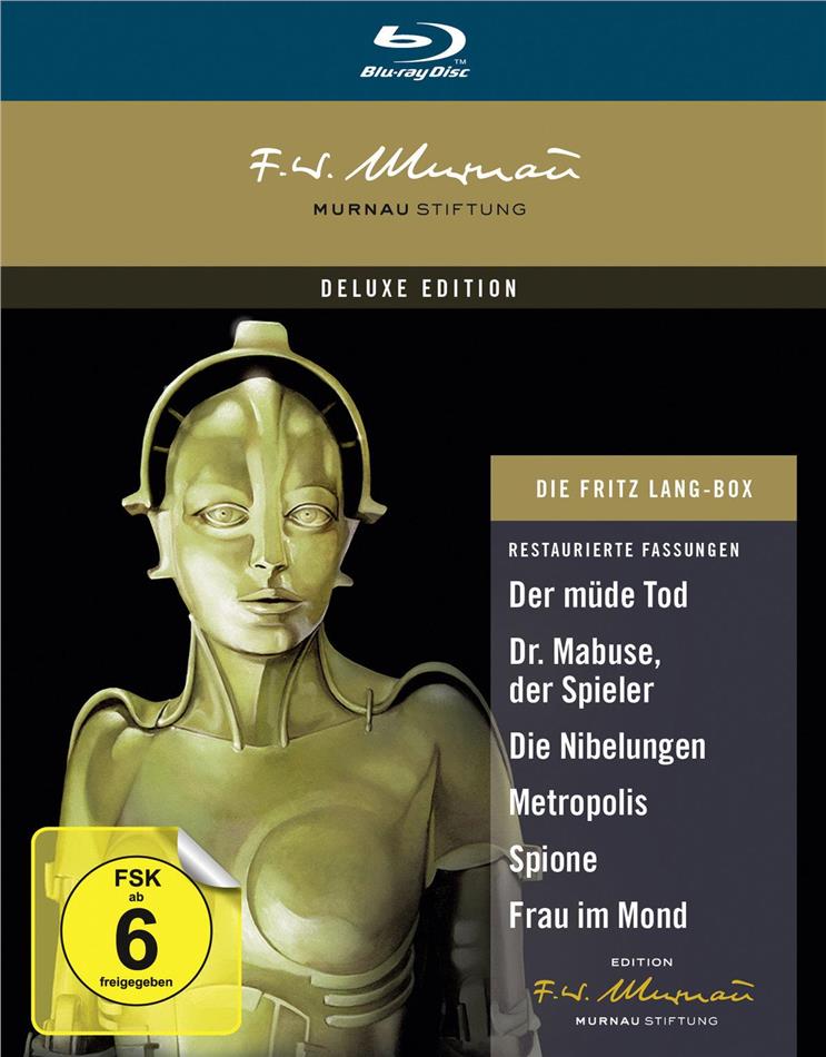 Die Fritz Lang Box Deluxe Edition, 7 Blu-rays