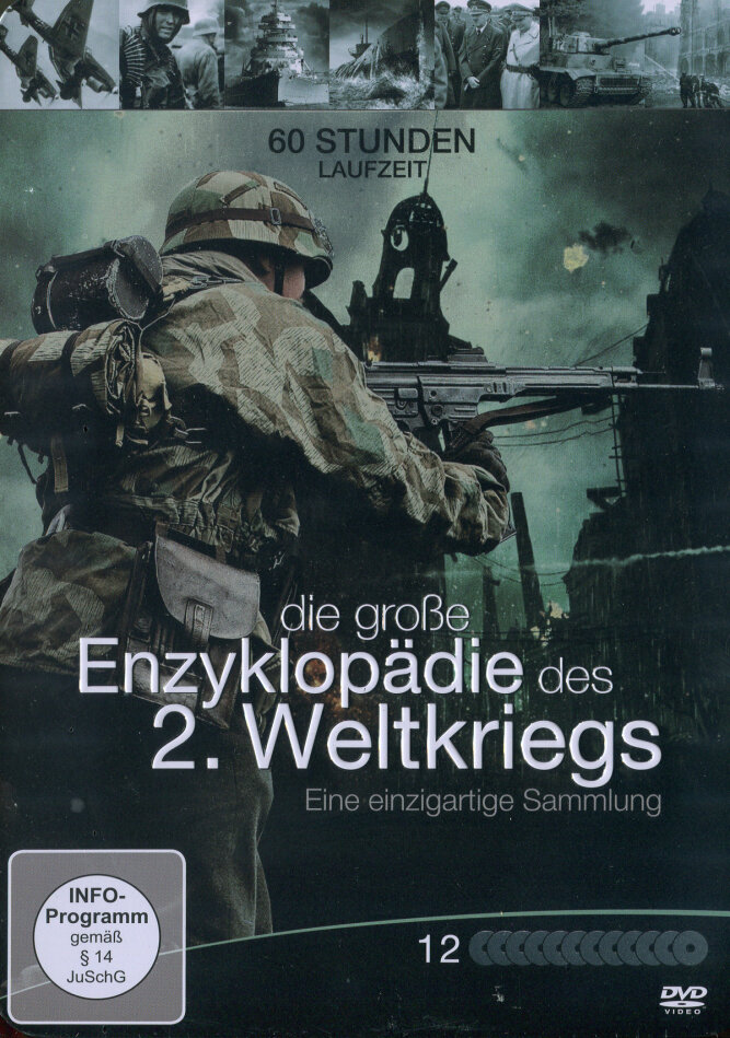 Die grosse Enzyklopädie des 2. Weltkriegs - Eine einzigartige Sammlung Steelbox, 12 DVD