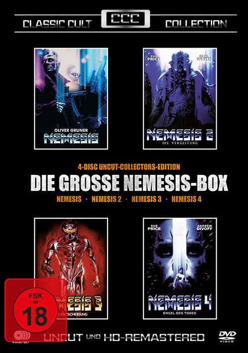 Die grosse Nemesis-Box 1-4 Classic Cult Collection, Édition Collector, Version Remasterisée, Uncut, 4 DVD