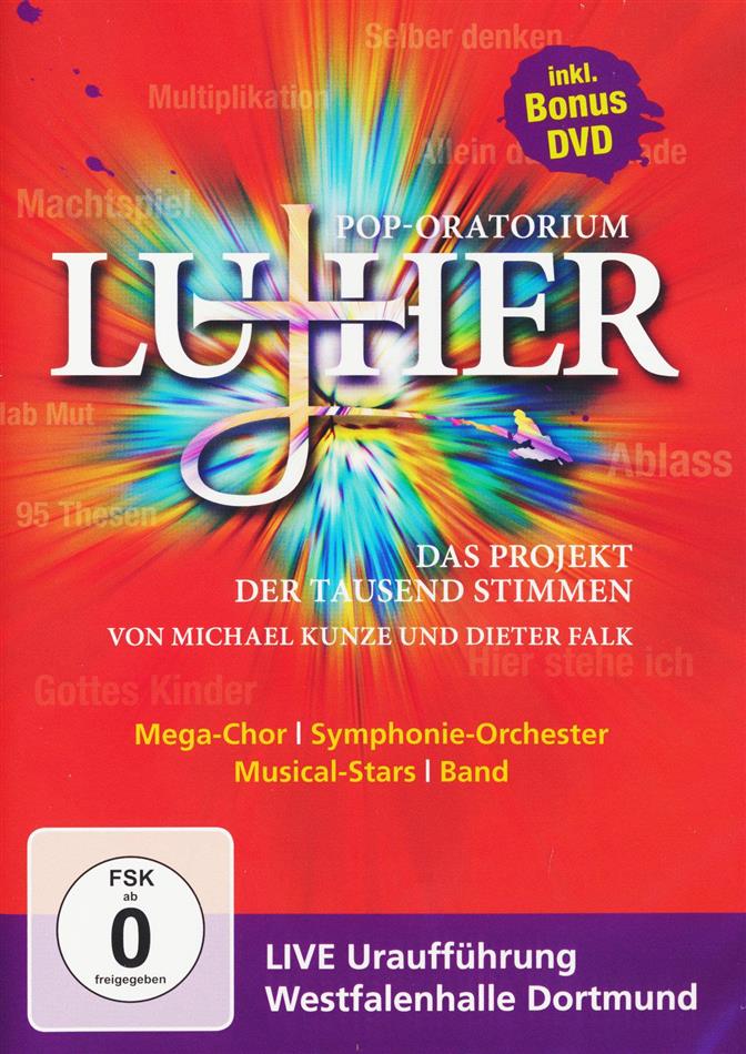 Pop-Oratorium Luther 2 DVDs