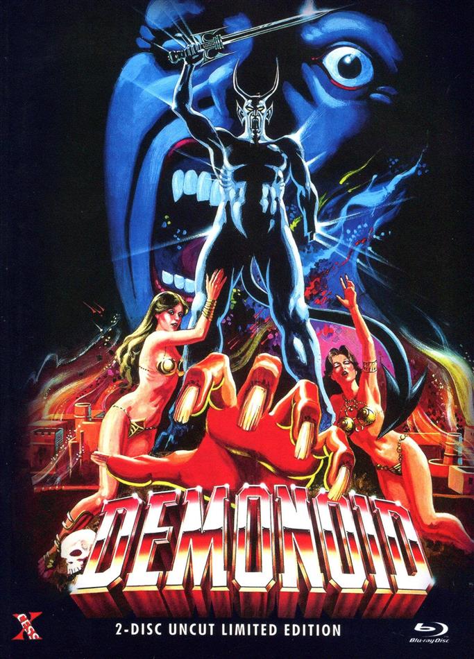 Demonoid (1980) Cover C, Édition Limitée, Mediabook, Uncut, Blu-ray + DVD