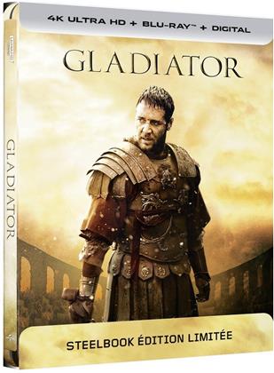 Gladiator (2000) (Extended Edition, Kinoversion, Limited Edition, Steelbook, 4K Ultra HD + Blu-ray)