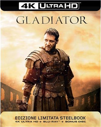 Gladiator (2000) (Kinoversion, Limited Edition, Langfassung, Steelbook, 4K Ultra HD + 2 Blu-rays)
