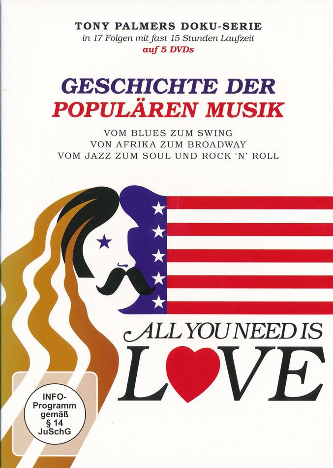 All you need ist Love - Geschichte der populären Musik 5 DVDs