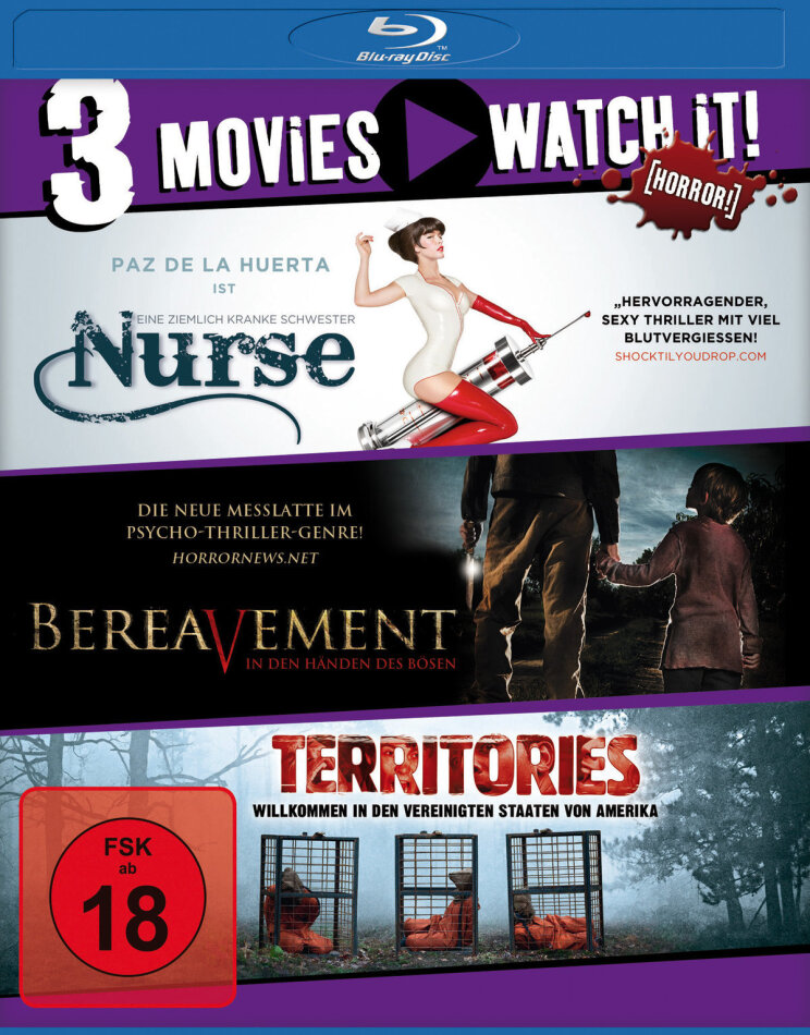 Nurse / Bereavement / Territories 3 Blu-ray