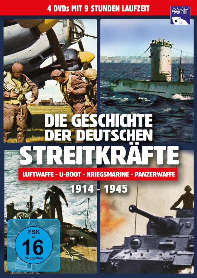 Die Geschichte der deutschen Streitkräfte - 1914 - 1945 (2002) 4 DVDs