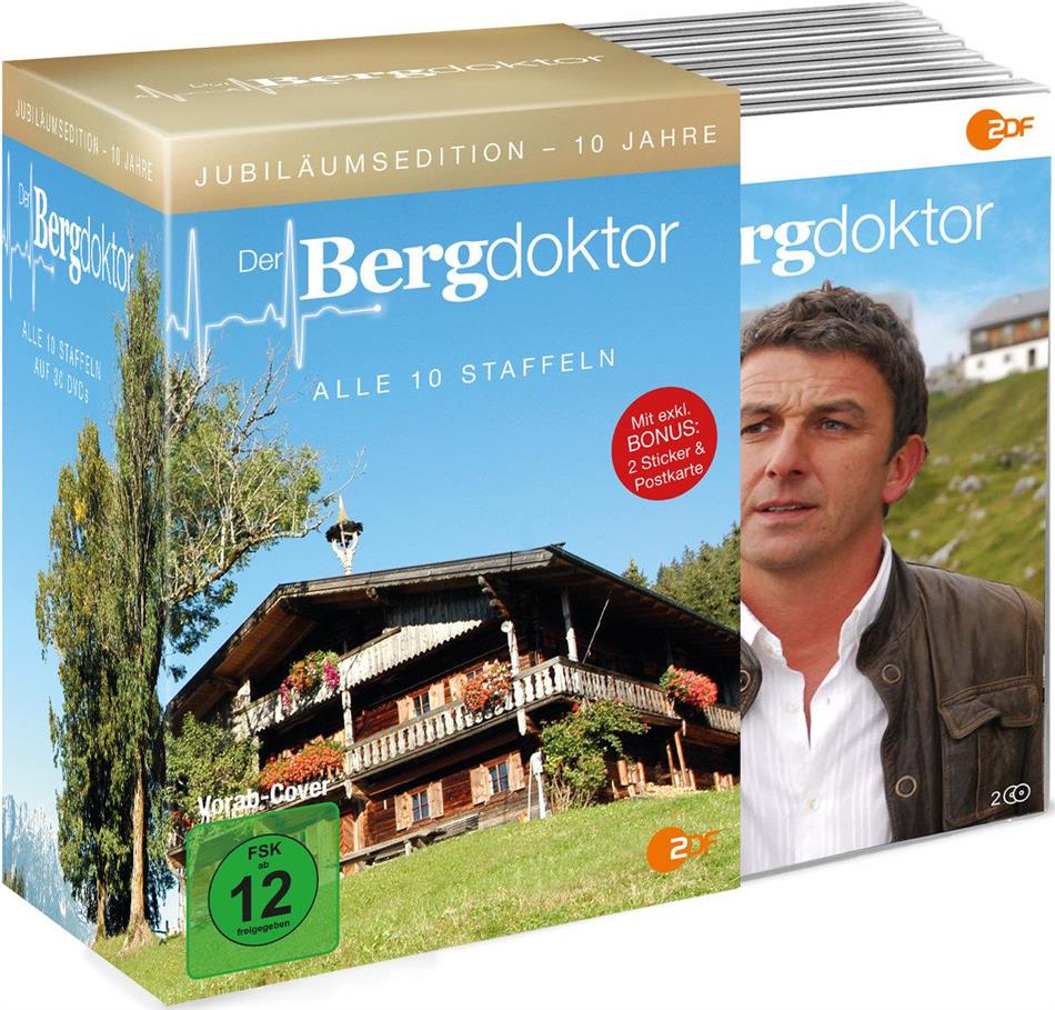 Der Bergdoktor - Alle 10 Staffeln JAnniversary Edition, Slipcase, 30 DVDs