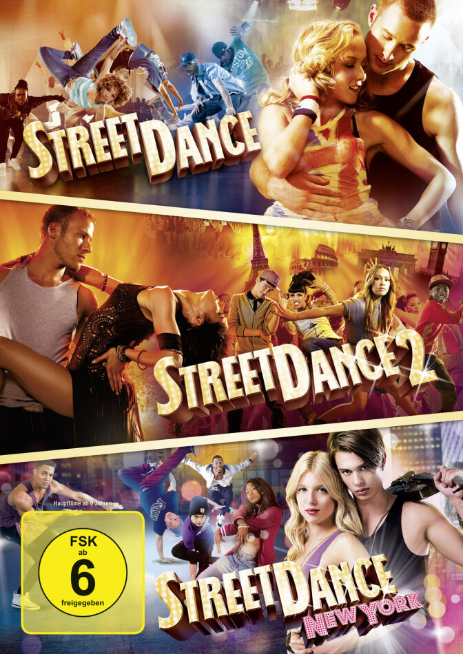StreetDance Box - StreetDance / StreetDance 2 / StreetDance - New York 3 DVDs