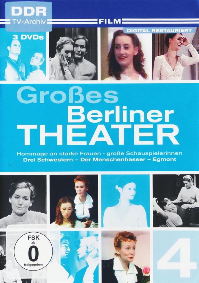 Grosses Berliner Theater - Teil 4 DDR TV-Archiv, Restaurierte Fassung, 3 DVDs