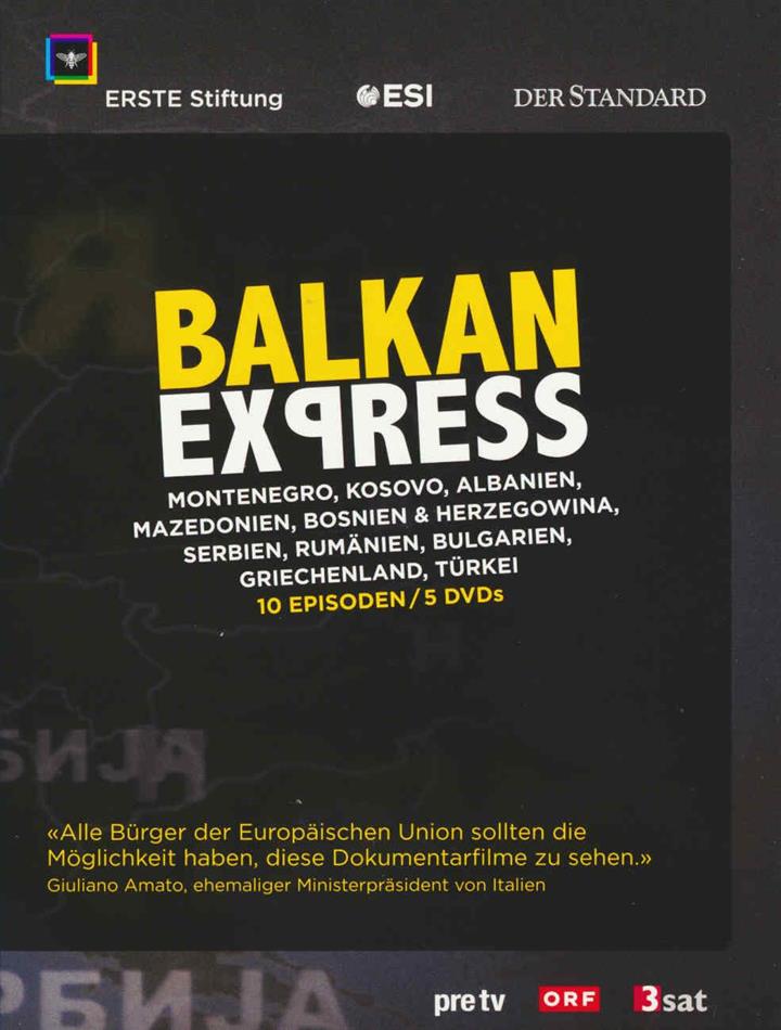 Balkan Express - Montenegro, Kosovo, Albanien, Mazedonien, Bosnien & Herzegowina, Serbien, Rumänien, Bulgarien, Griechenland, Türkei 5 DVDs