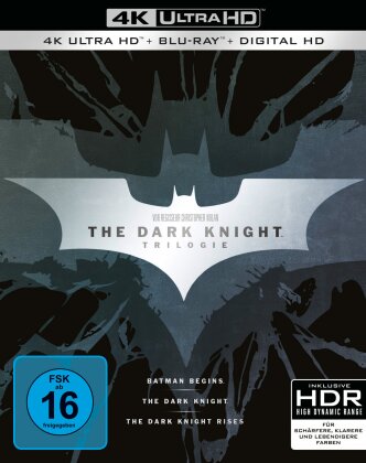 Batman - The Dark Knight Trilogy (3 4K Ultra HDs + 3 Blu-rays)