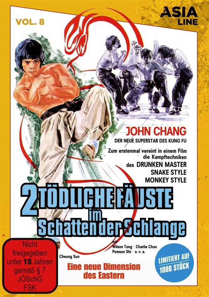 2 tödliche Fäuste im Schatten der Schlange Asia Line