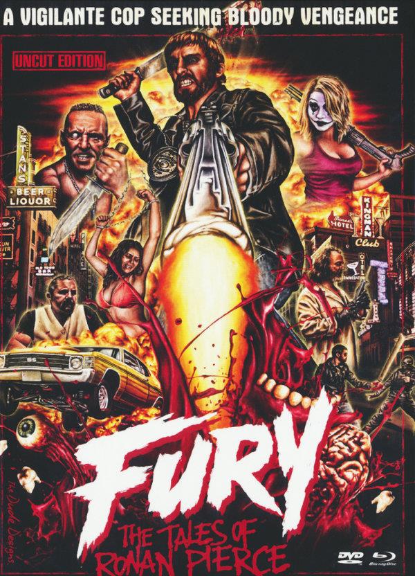 Fury - The Tales of Ronan Pierce (2014) Édition Limitée, Mediabook, Uncut