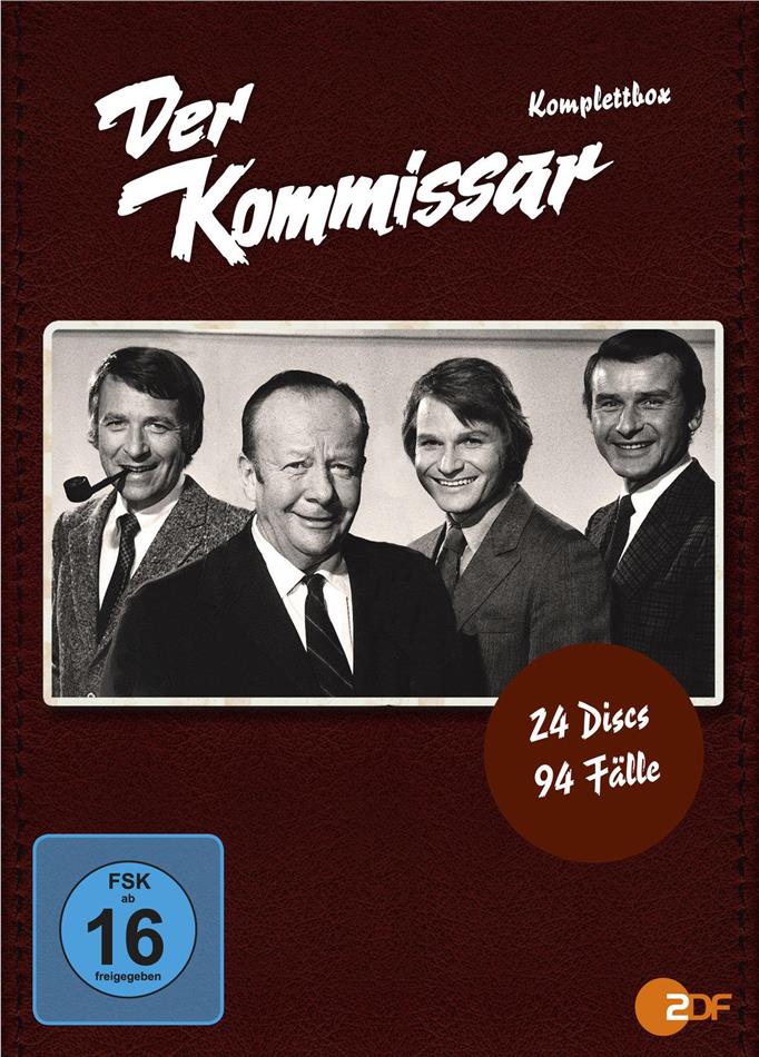 Der Kommissar - Komplettbox b/w, 24 DVDs