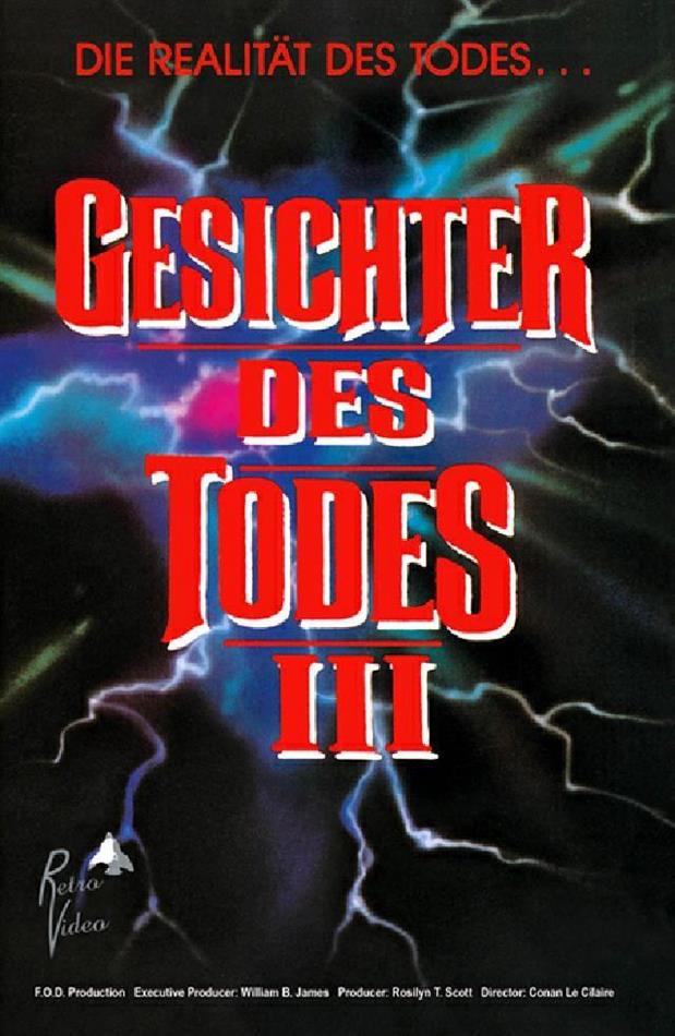 Gesichter des Todes 3 (1985) Grosse Hartbox, Cover A, Limited Edition, Uncut