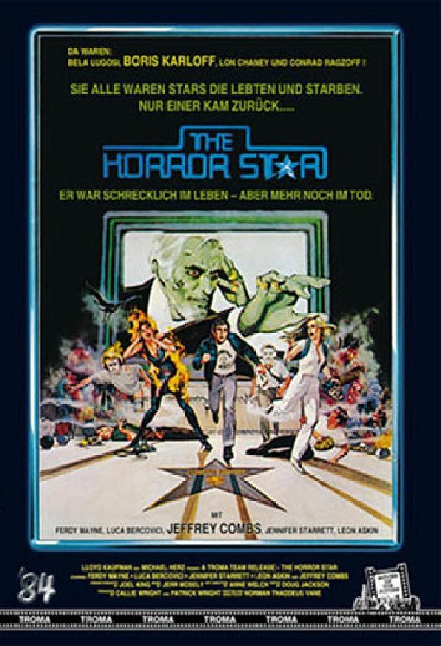 The Horror Star (1983) Kleine Hartbox, Cover B, Tromedition, Uncut