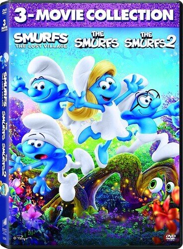 The Smurfs (2011) / The Smurfs 2 (2013) / Smurfs: The Lost Village (2017) - 3-Movie Collection 2 DVDs