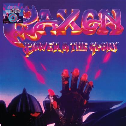 Saxon - Power & The Glory (2018 Reissue, Blue/Purple Swirl Vinyl, LP)
