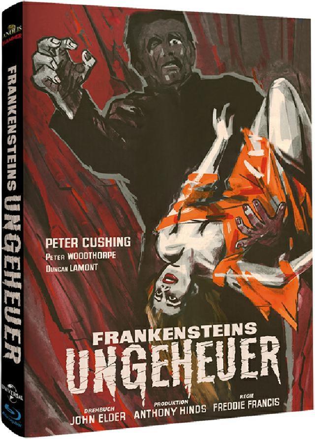 Frankensteins Ungeheuer (1964) Cover A, Mediabook, Uncut, Blu-ray + DVD