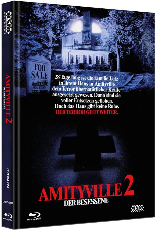 Amityville 2 - Der Besessene (1982) Cover A, Collector's Edition, Limited Edition, Mediabook, Blu-ray + DVD