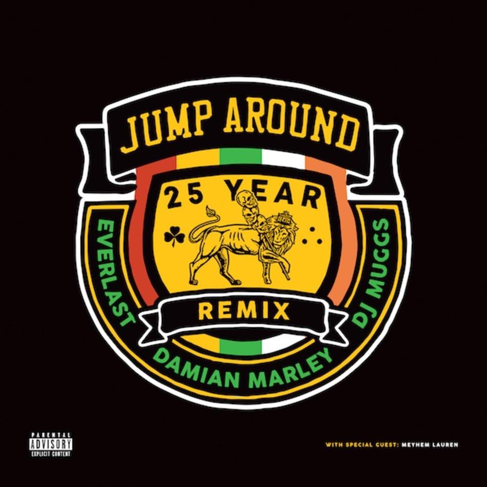Everlast, Damian Marley & DJ Muggs (Cypress Hill) - Jump Around 25 Year Remix Colored, 12" Maxi