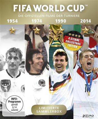FIFA World Cup - Die offiziellen Filme der Turniere 1954 / 1974 / 1990 / 2014 (Limited Edition, 2 Blu-rays)