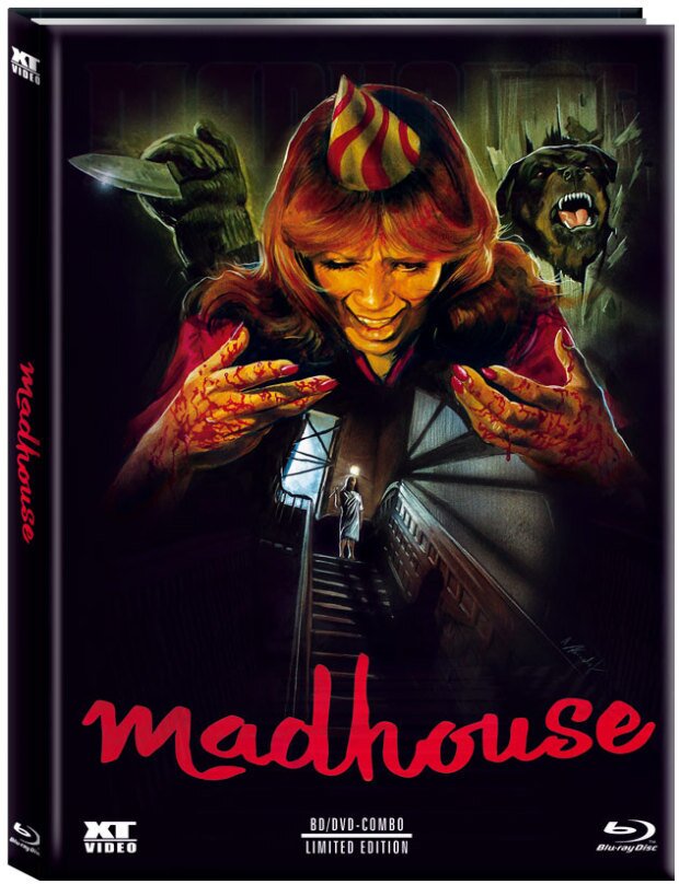Madhouse (1981) Cover B, Limited Edition, Mediabook, Blu-ray + DVD