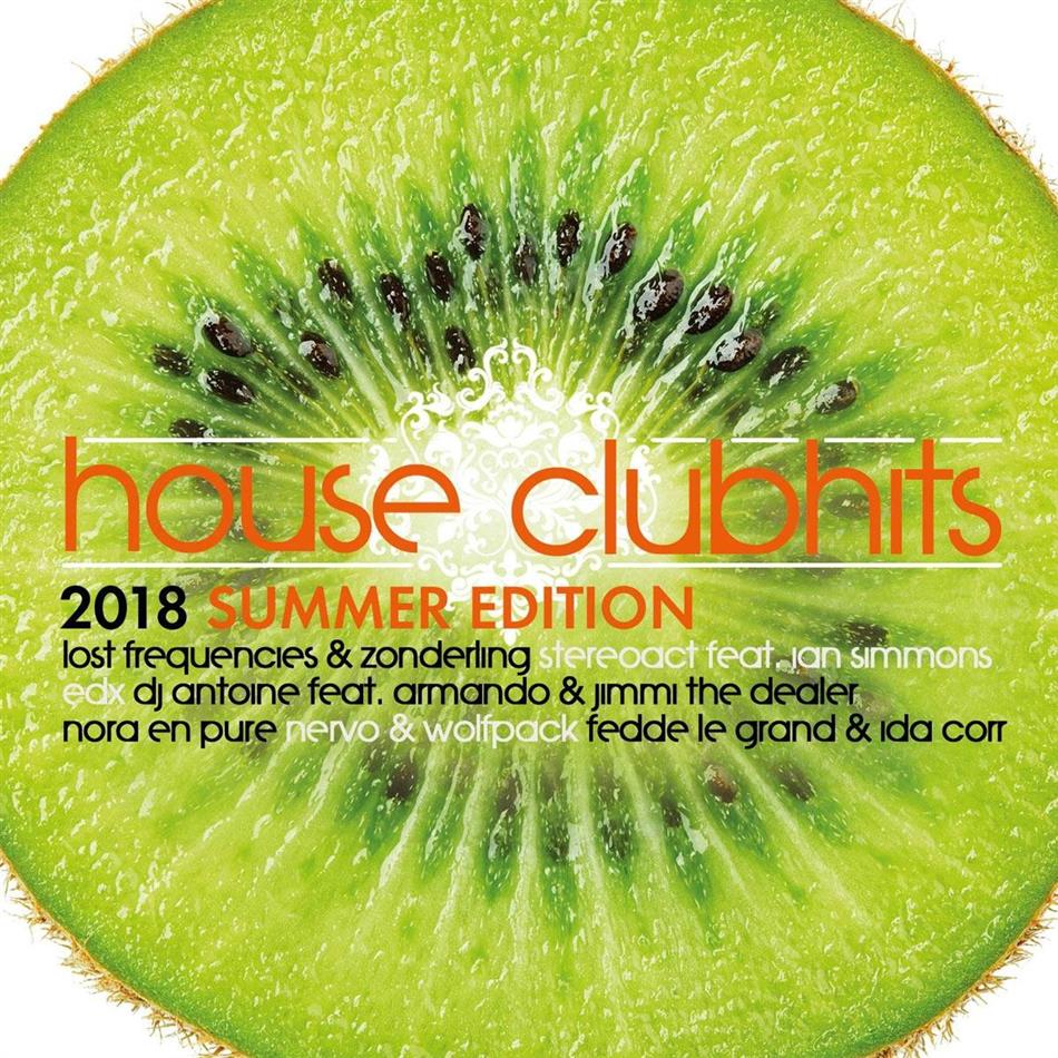 House Clubhits Summer - 2018 2 CDs
