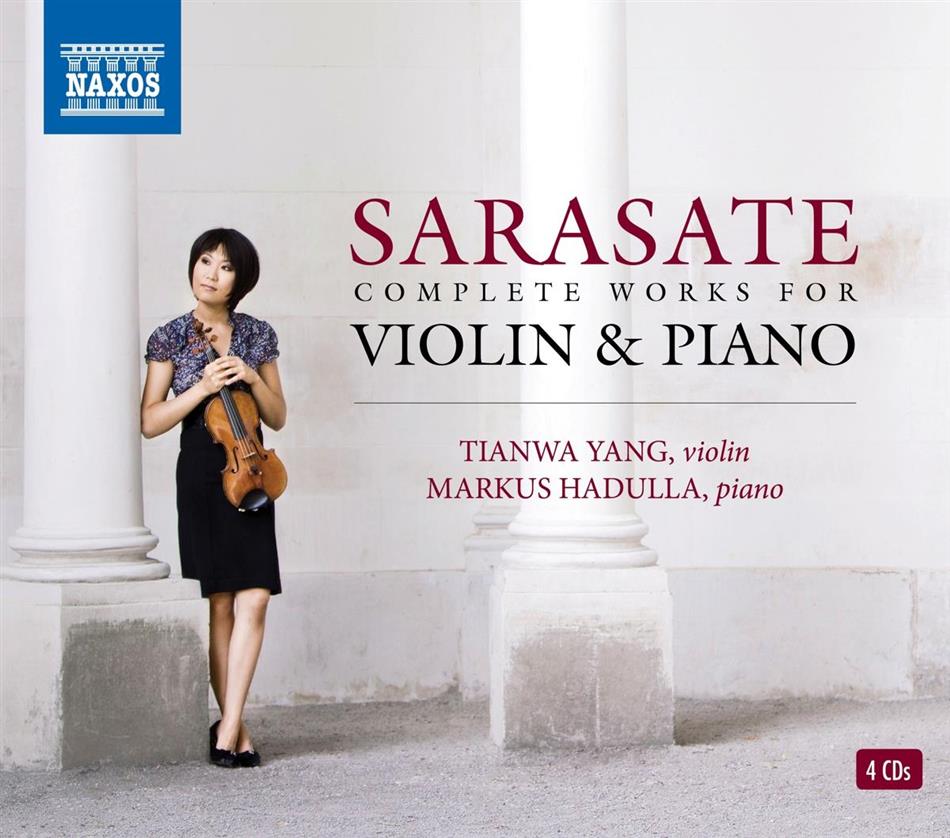 Pablo de Sarasate (1844-1908), Tianwa Yang & Markus Hadulla - Complete Works For Violin & Piano - Sämtliche Werke Für Violine & Klavier 4 CDs