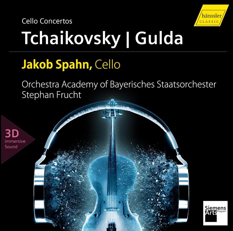 Friedrich Gulda (1930-2000), Peter Iljitsch Tschaikowsky (1840-1893), Stephan Frucht, Jakob Spahn & Orchestra Academy Of Bayrisches Staatsorchester - Cello Concertos 2 CDs