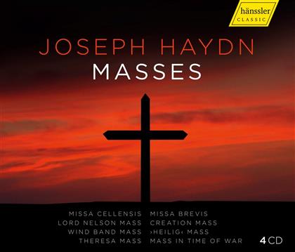 Ruth Ziesack, Christoph Pregardien, Joseph Haydn (1732-1809), Helmuth Rilling, Stuttgarter Kammerorchester, &hellip; - Messen / Masses (4 CD)