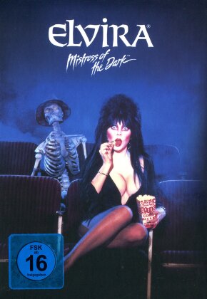 Elvira - Mistress of the Dark (1988) (Cover Black, Limited Edition, Mediabook, Remastered, Uncut, Blu-ray + DVD)