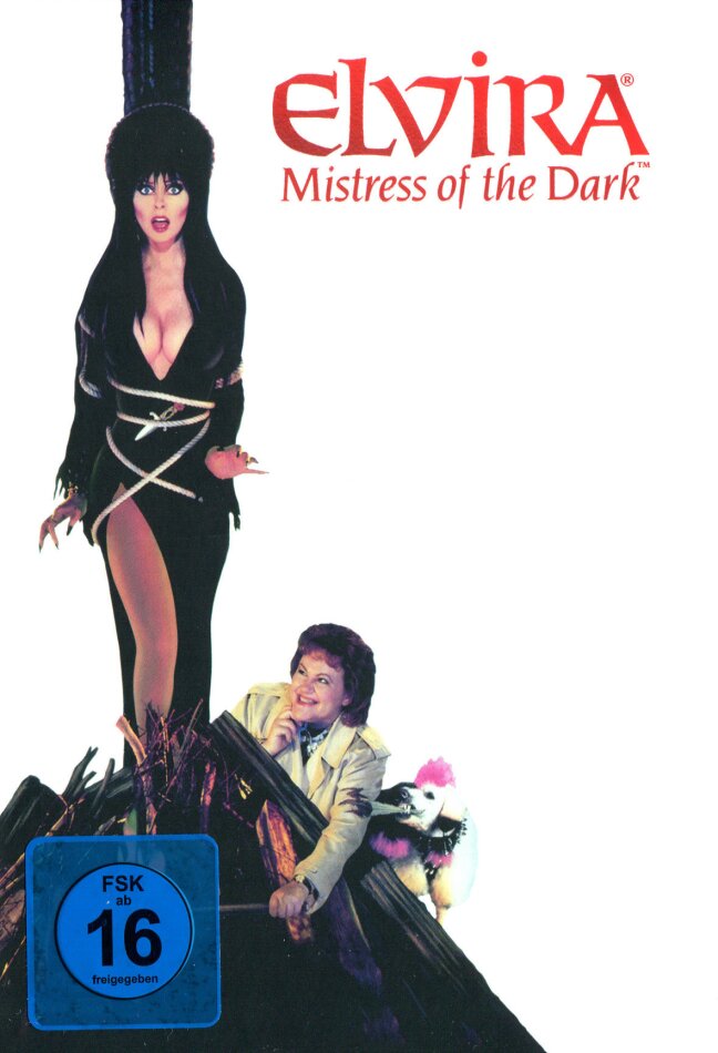 Elvira - Mistress of the Dark (1988) Cover Dog, Limited Edition, Mediabook, Remastered, Uncut, Blu-ray + DVD