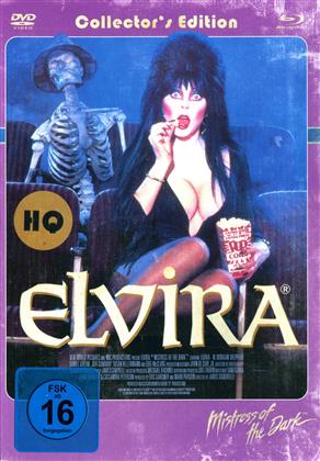 Elvira - Mistress of the Dark (1988) (Cover Retro, Collector's Edition, Limited Edition, Mediabook, Remastered, Uncut, Blu-ray + DVD)