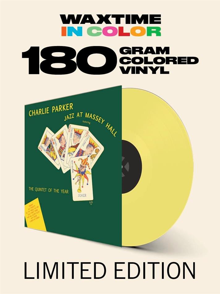 Charlie Parker - Jazz At Massey Hall Waxtime, LP