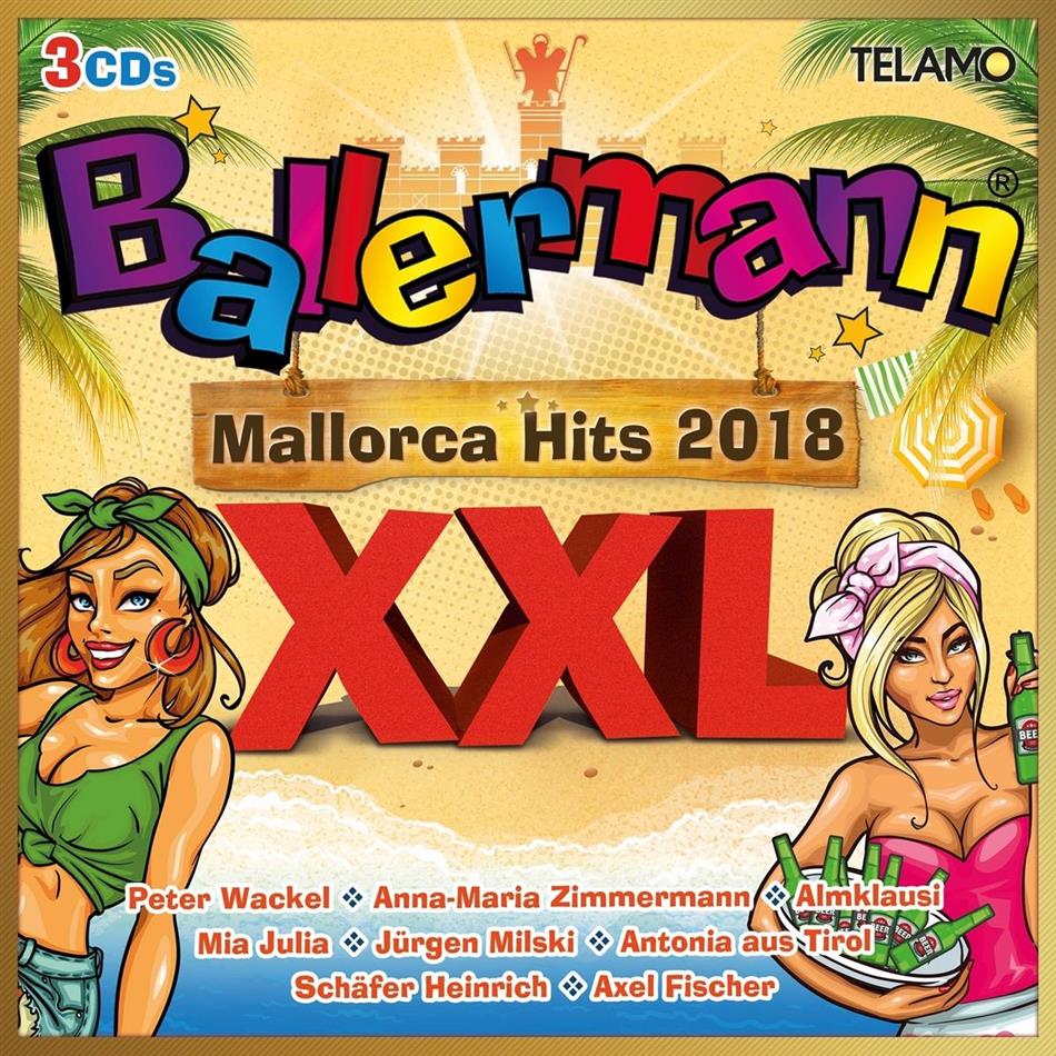 Ballermann - XXL-Mallorca Hits 2018 3 CDs