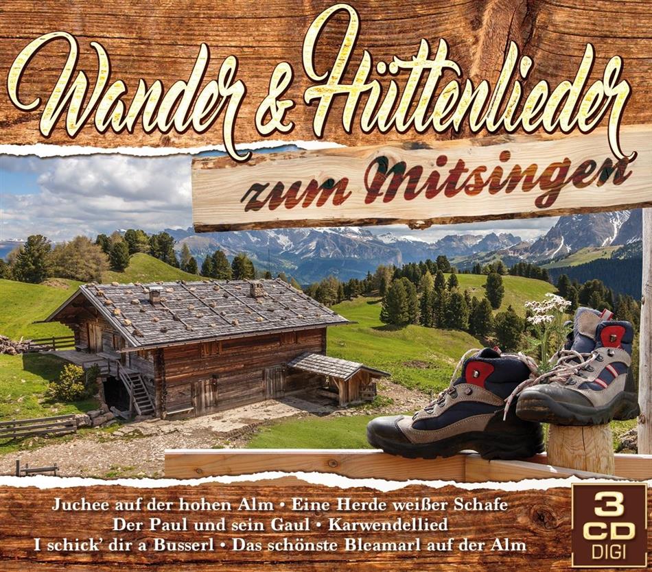 Wander- & Hüttenlieder zum Mitsingen 3 CDs