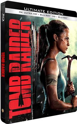 Tomb Raider (2018) (Limited Edition, Steelbook, Ultimate Edition, 4K Ultra HD + Blu-ray 3D + Blu-ray)