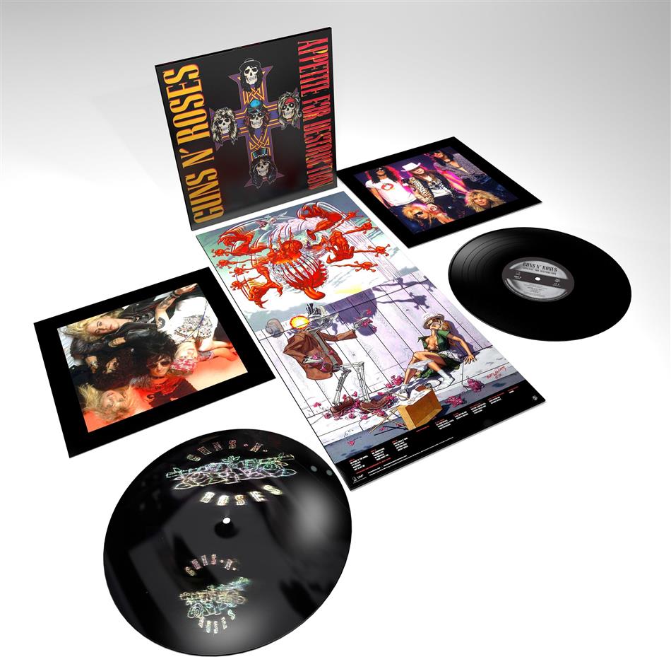 Guns N' Roses - Appetite For Destruction Edizione Limitata, Versione Rimasterizzata, 2 LP
