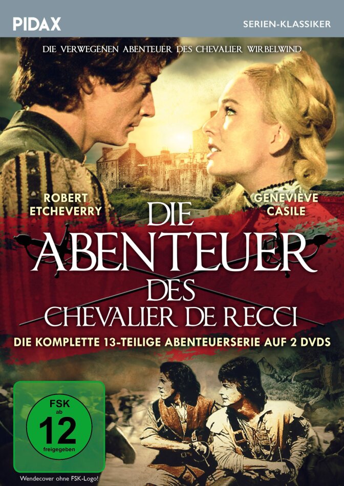 Die Abenteuer des Chevalier de Recci Pidax Serien-Klassiker, 2 DVDs