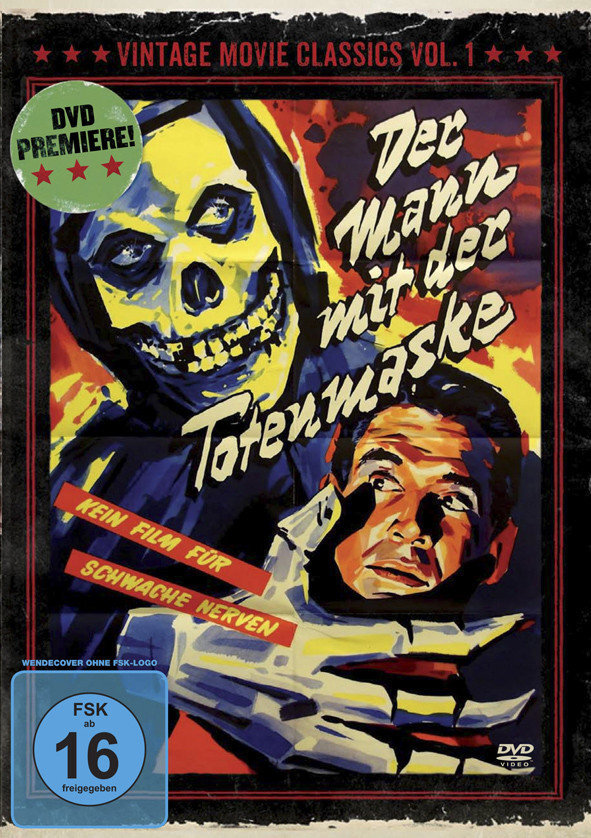 Der Mann mit der Totenmaske (1946) Vintage Movie Classics, s/w, Limited Edition