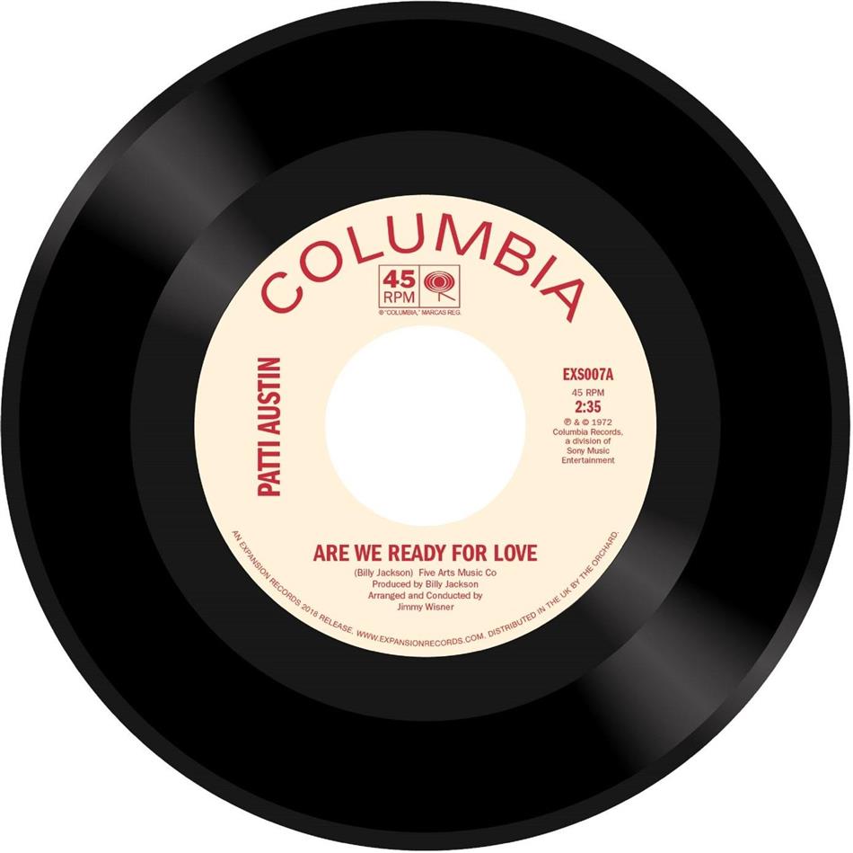 Patti Austin - Are You Ready For Love / Didn't Say A Word 7" Single