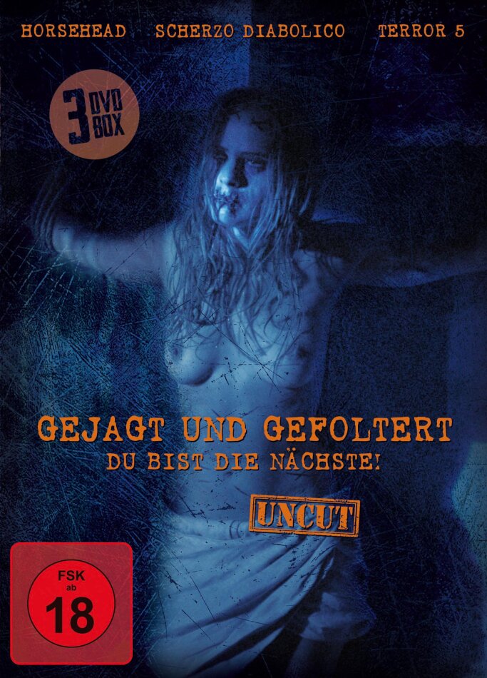 Gejagt und gefoltert - Du bist die Nächste! Uncut, 3 DVD