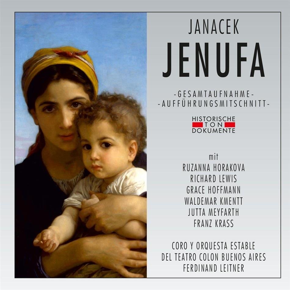 Leos Janácek (1854-1928), Ferdinand Leitner & Orquesta Estable Del Teatro Colon Buenos Aires - Jenufa - Aufführungsmitschnitt Von 1962 2 CDs