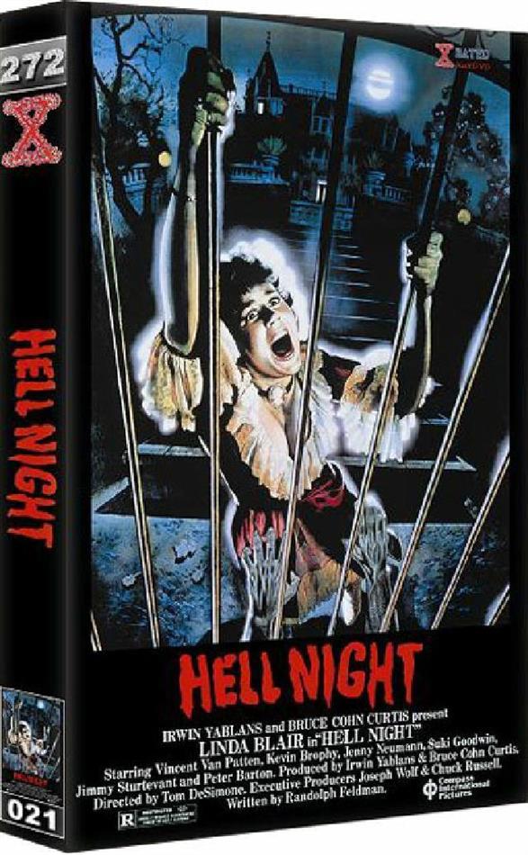 Hell Night (1981) Grosse Hartbox, Cover A, Uncut