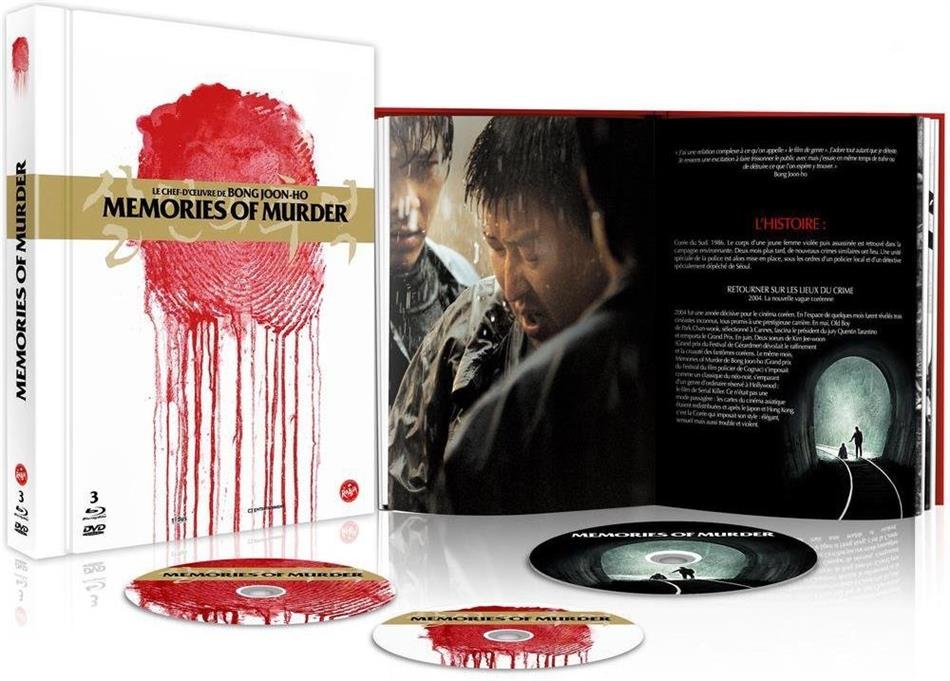 Memories of murder (2003) Edition Collector, Digibook, Blu-ray + DVD + Livre