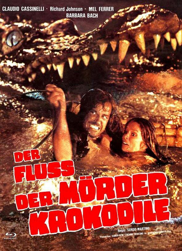 Der Fluss der Mörderkrokodile (1979) Cover C, Eurocult Collection, Limited Edition, Mediabook, Uncut, Blu-ray + DVD