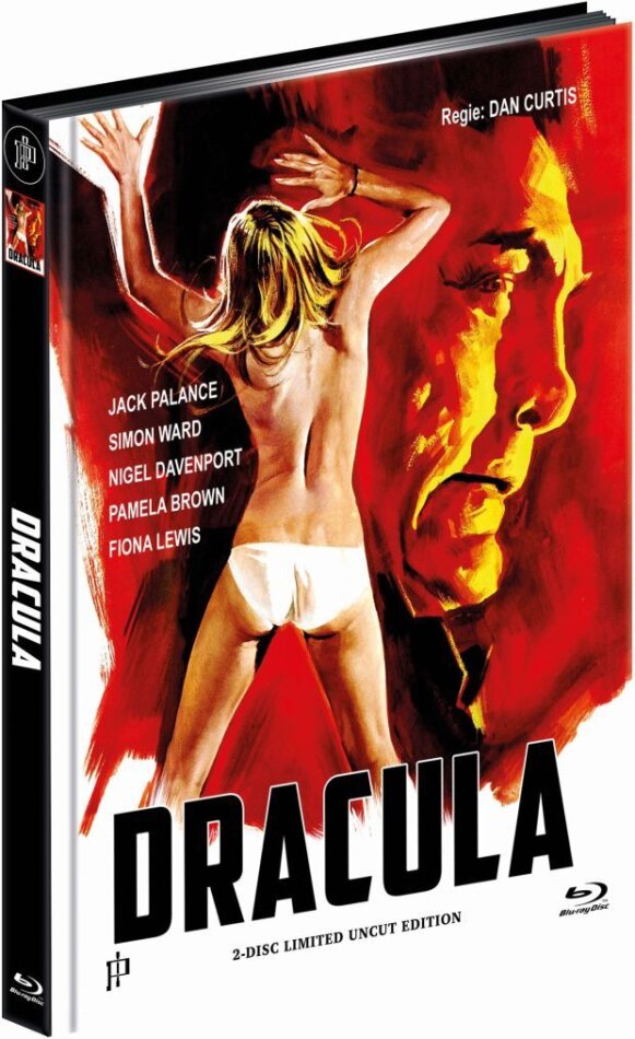 Dracula (1974) Cover A, Edizione Limitata, Mediabook, Uncut, Blu-ray + DVD