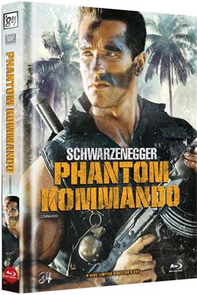 Phantom Kommando (1985) (Cover C, Collector's Edition, Director's Cut, Limited Edition, Mediabook, Blu-ray + DVD)