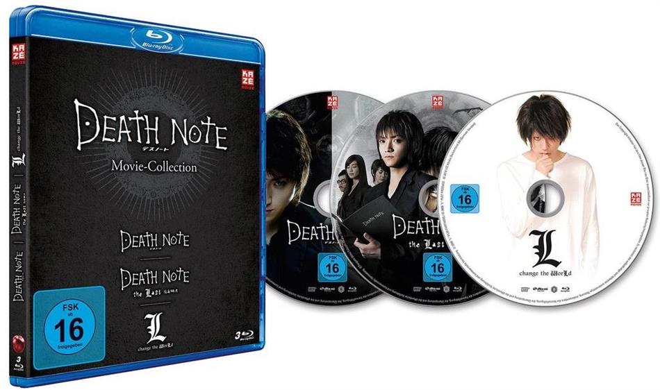 Death Note: The Movies 1-3 - Death Note / The Last Name / L: Change the World 3 Blu-ray